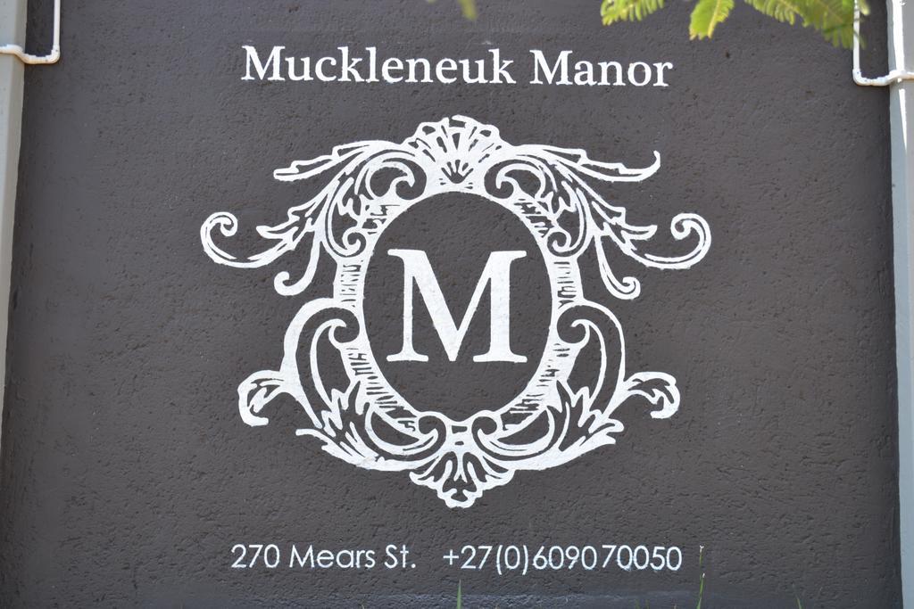 Muckleneuk Manor Hotel Pretoria Exterior photo